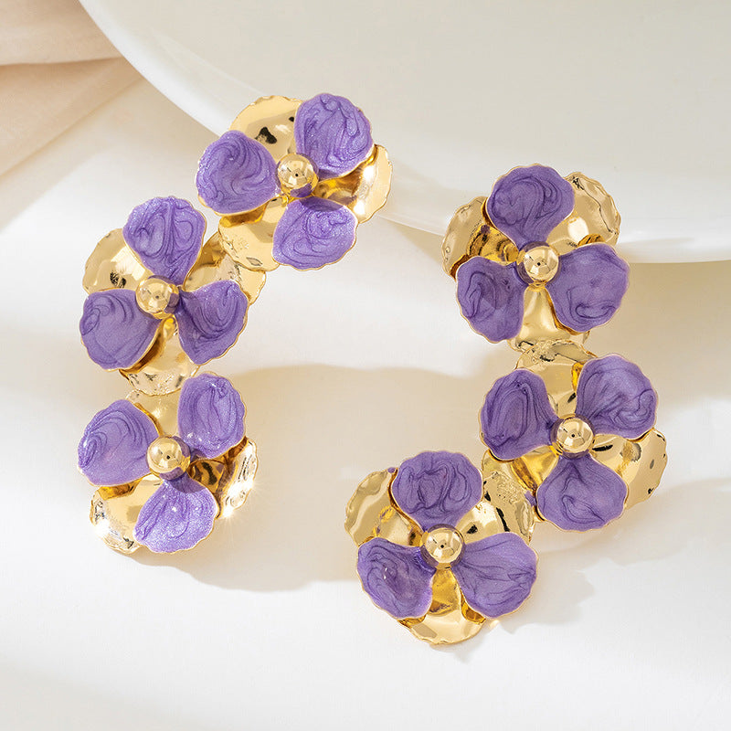 Artistic Floral Earrings: Nature-Inspired Elegance!