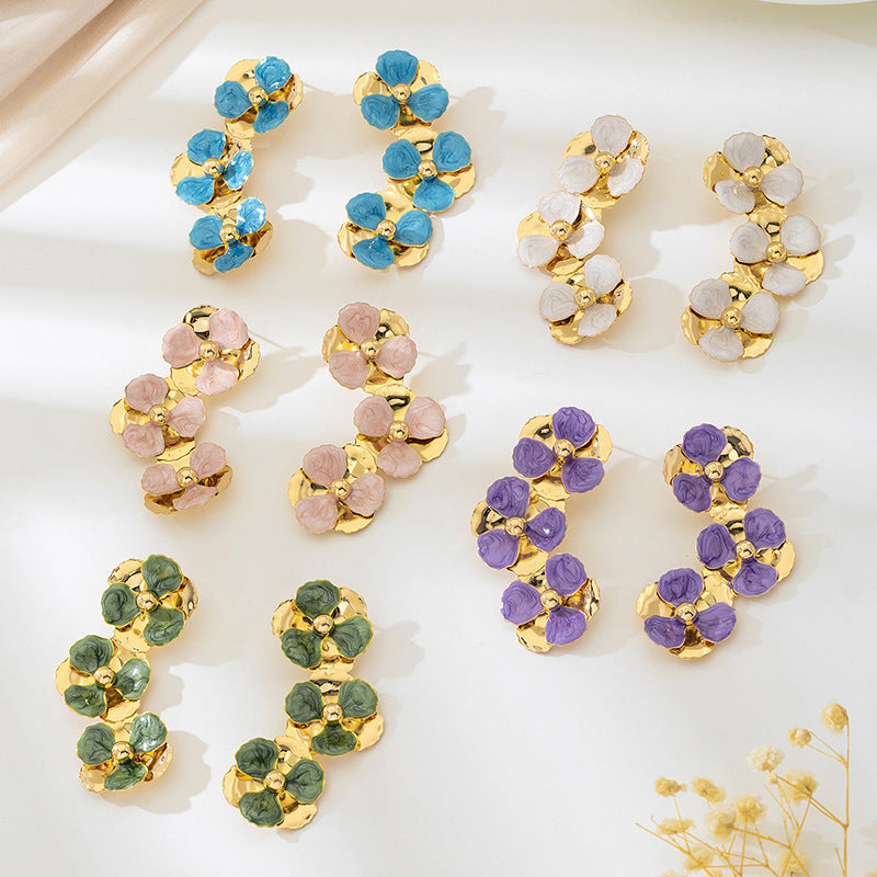 Artistic Floral Earrings: Nature-Inspired Elegance!