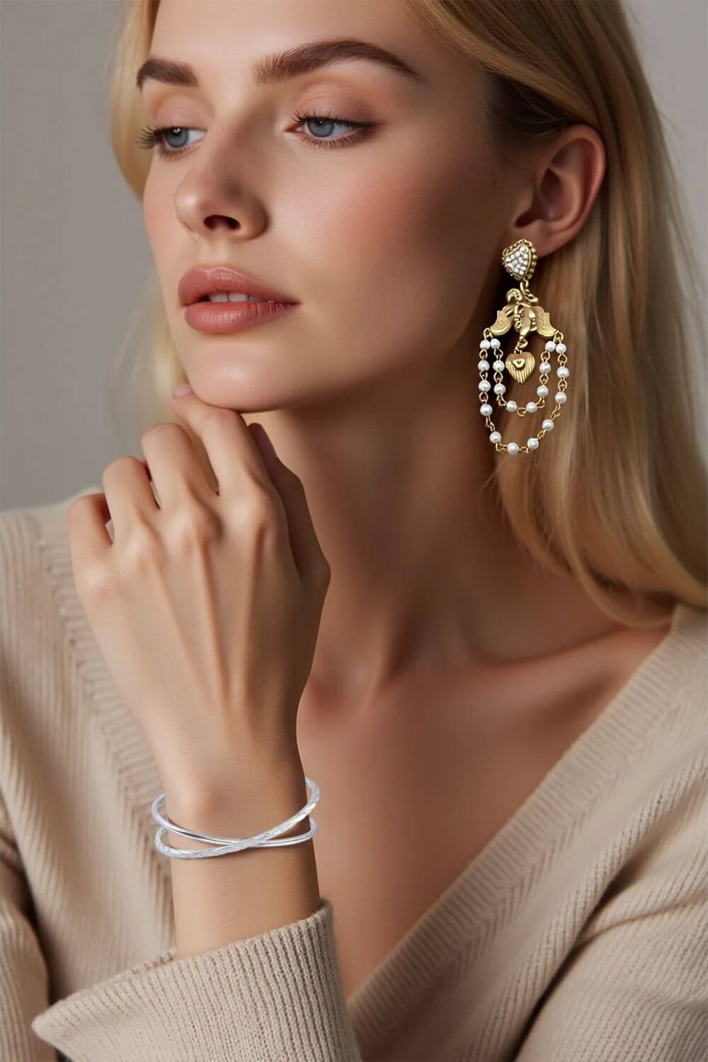 Long tassel earrings