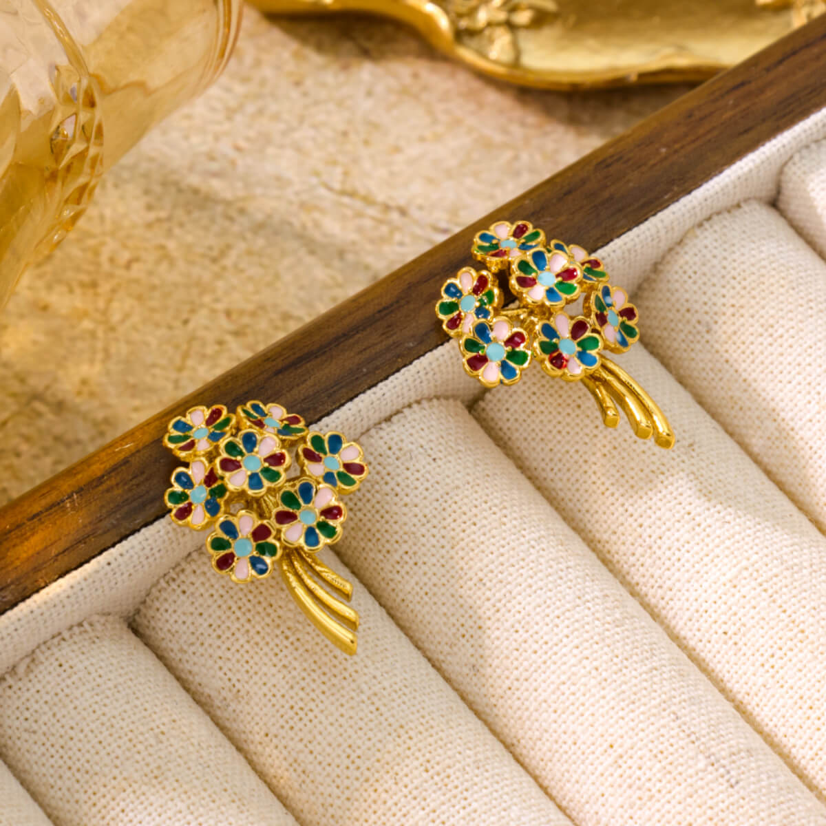 Baroque style earrings