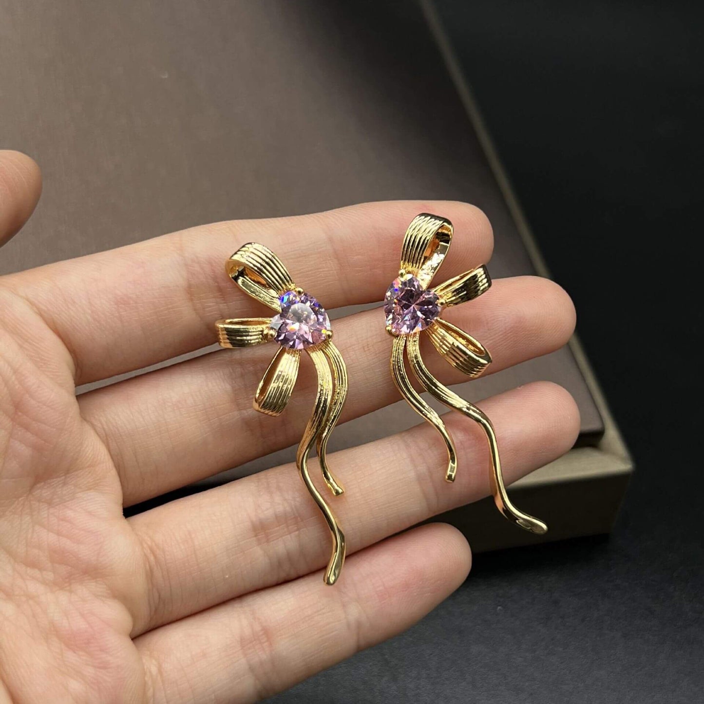 Bow Tassel Earrings