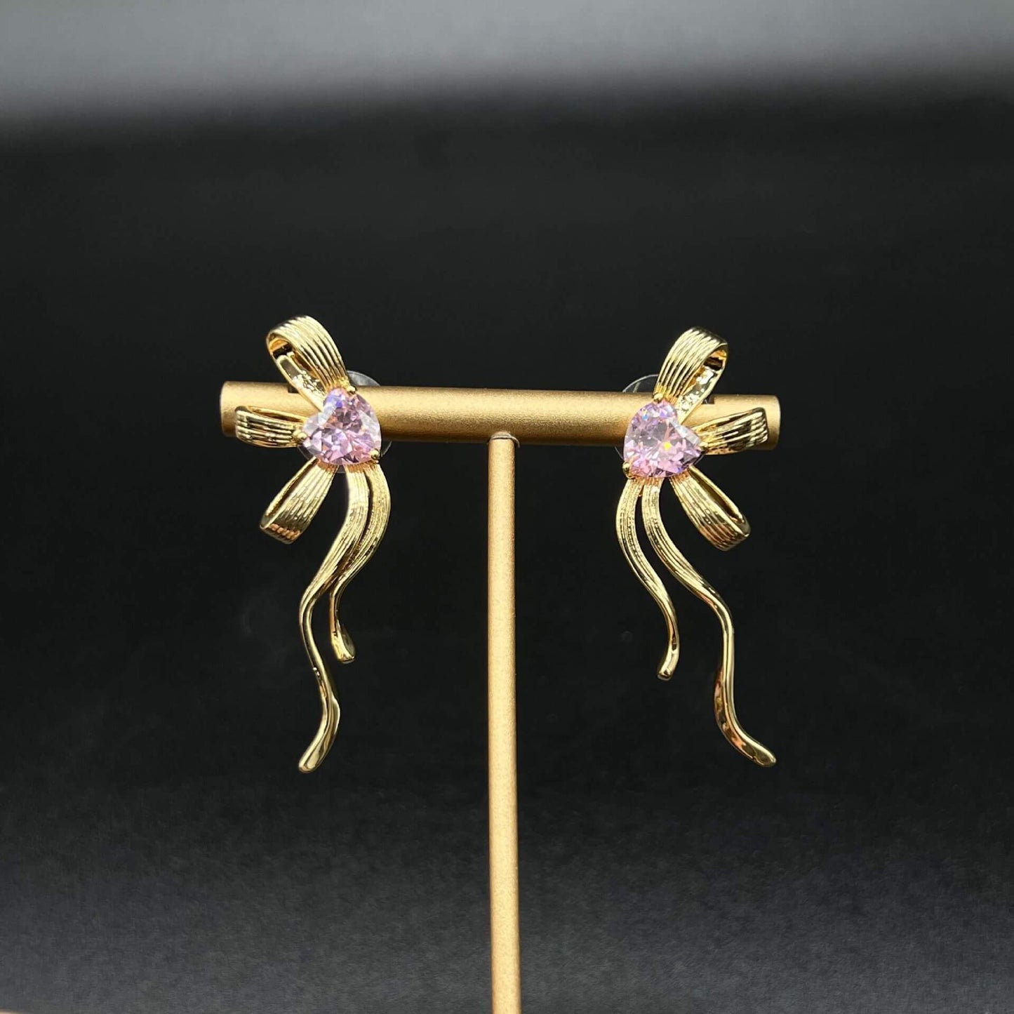 Bow Tassel Earrings