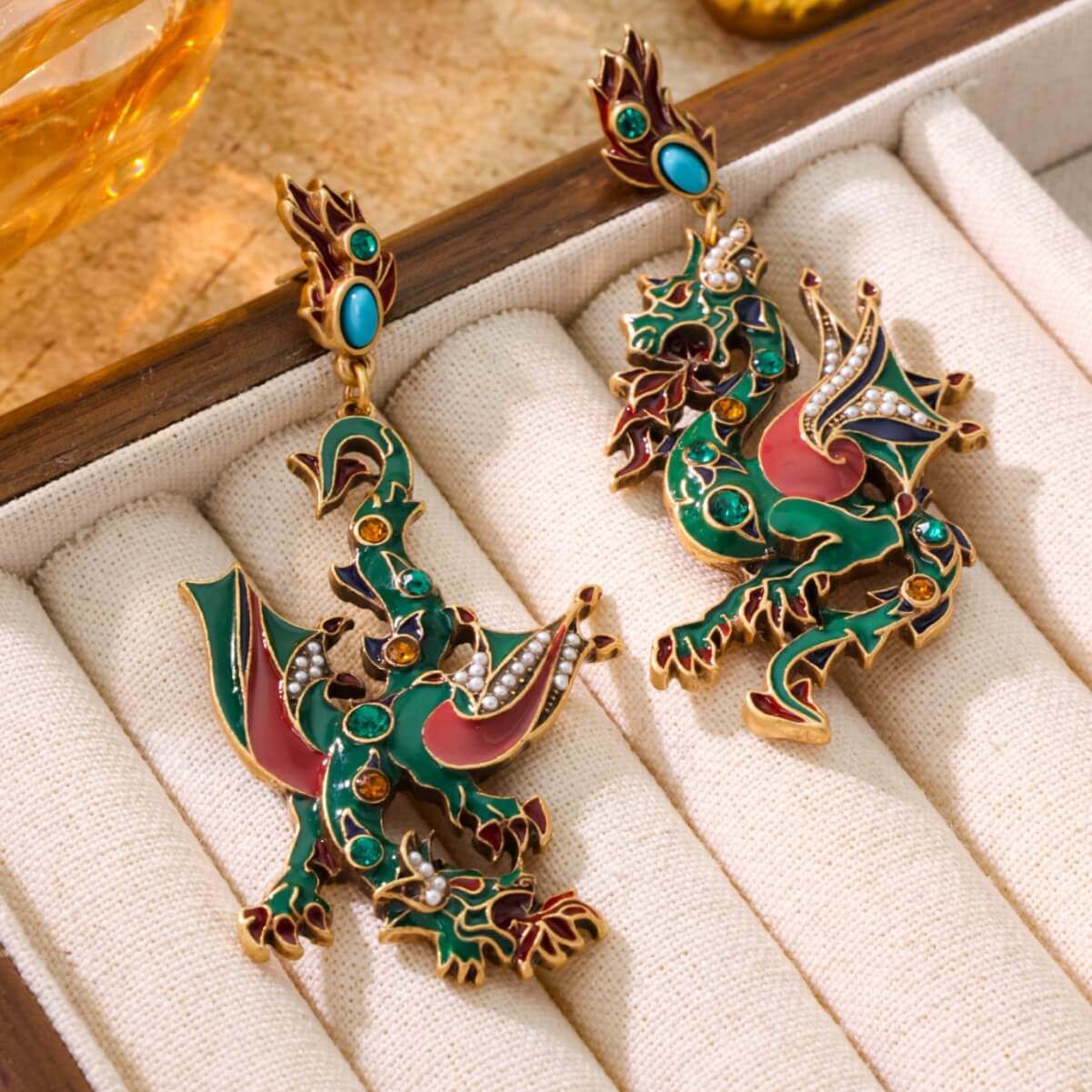 Dragon earrings