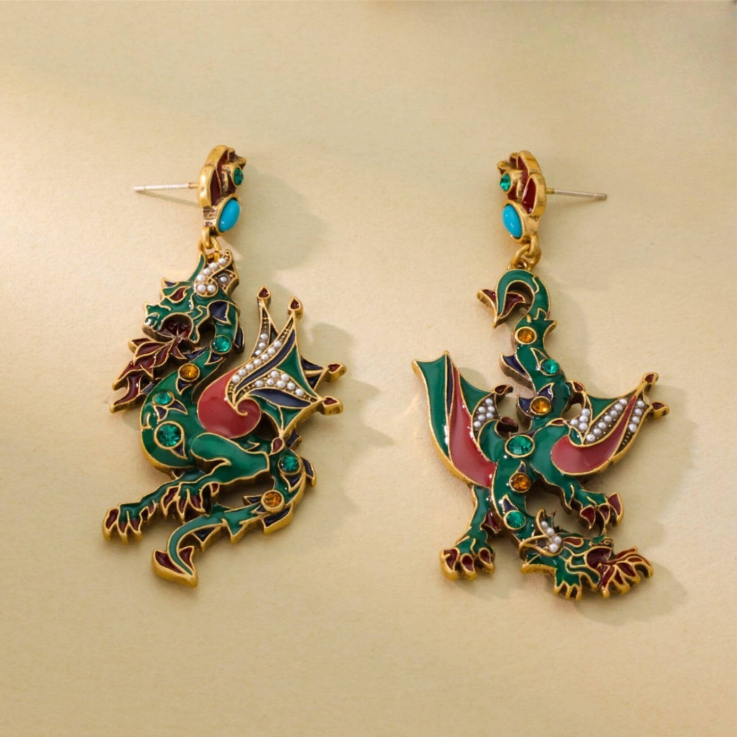 Dragon earrings