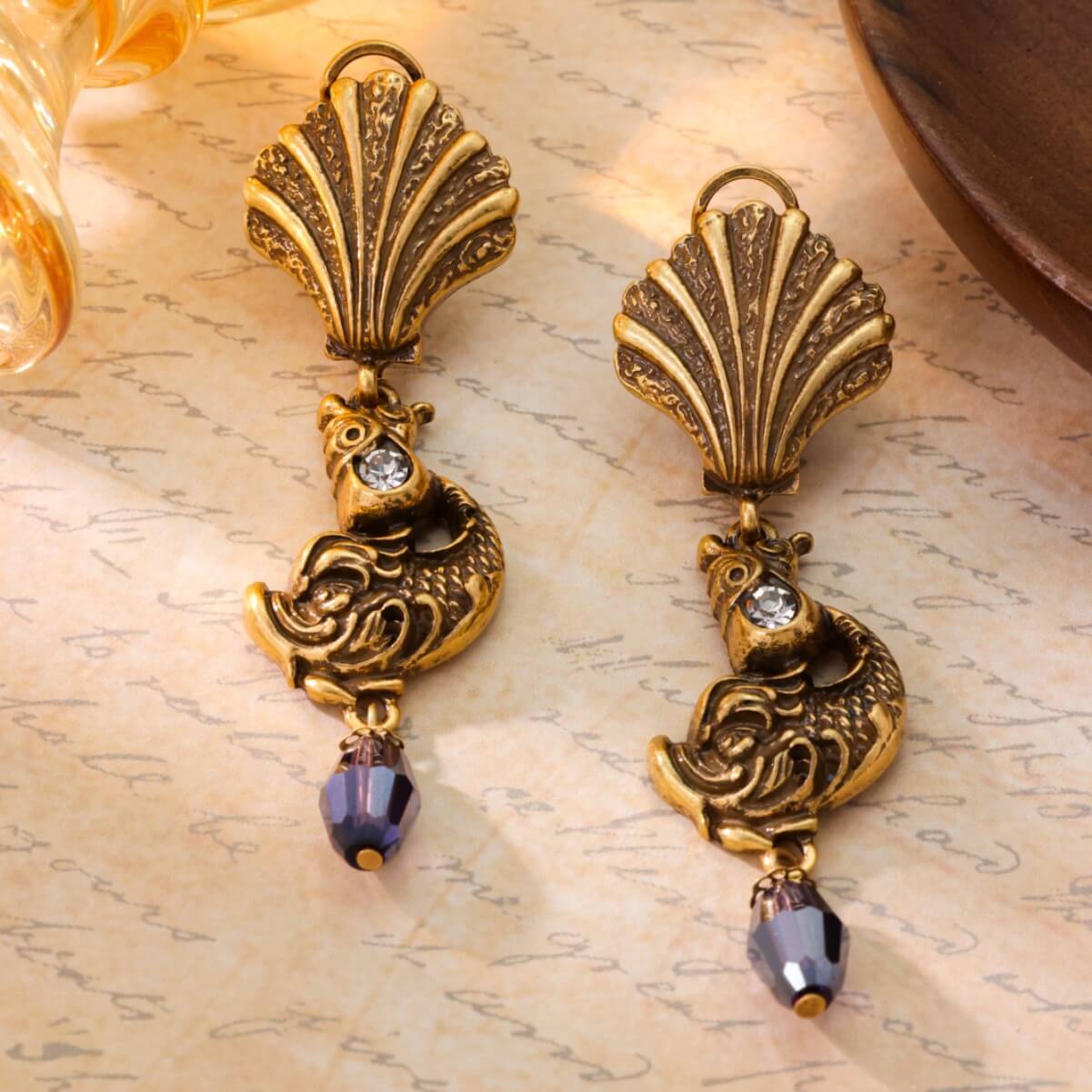 Koi earrings