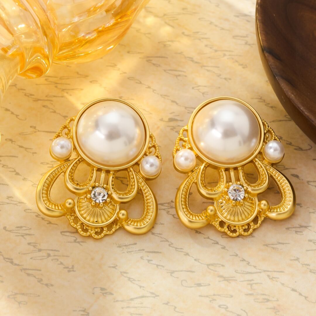 Pearl earrings