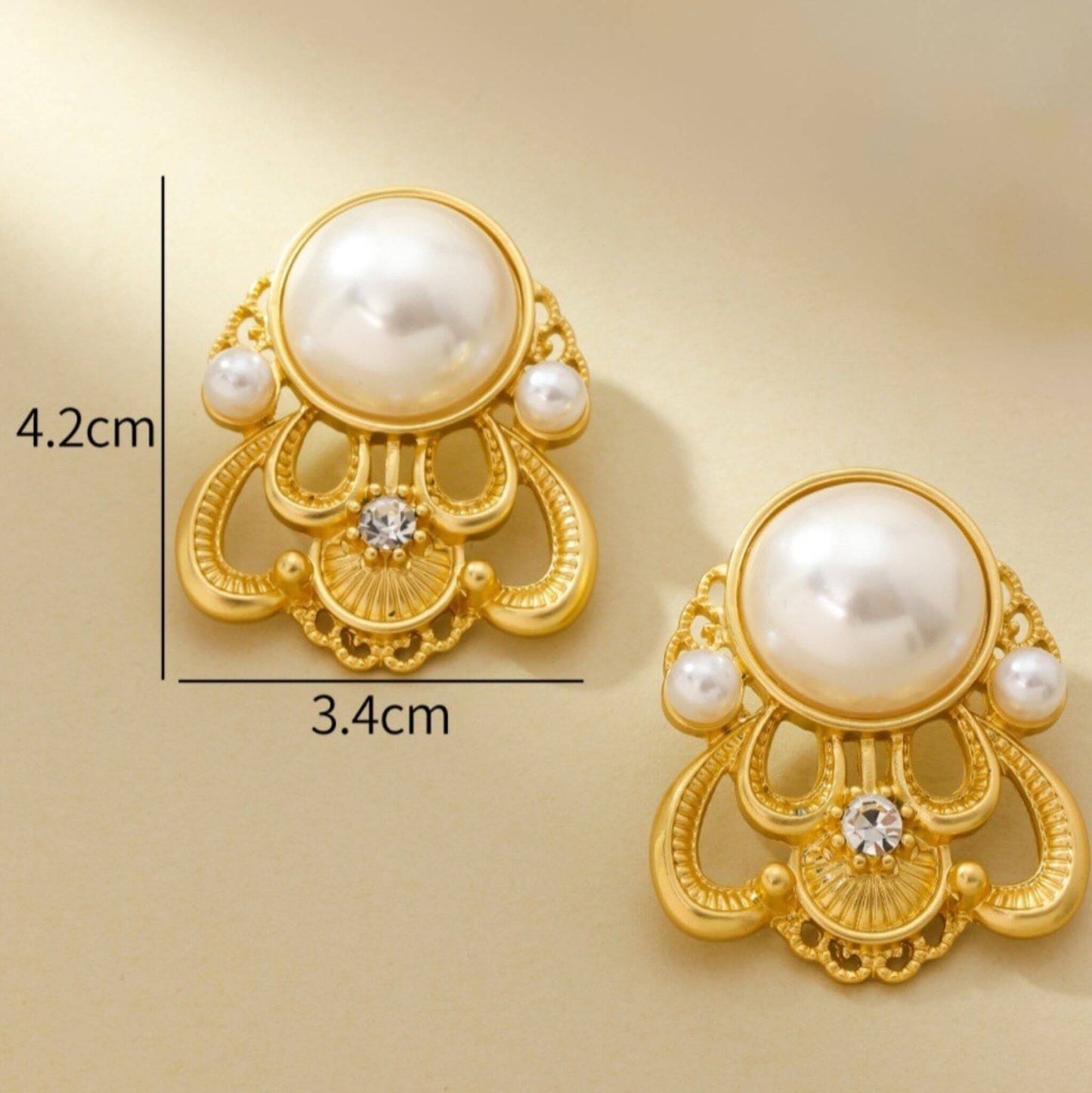Pearl earrings