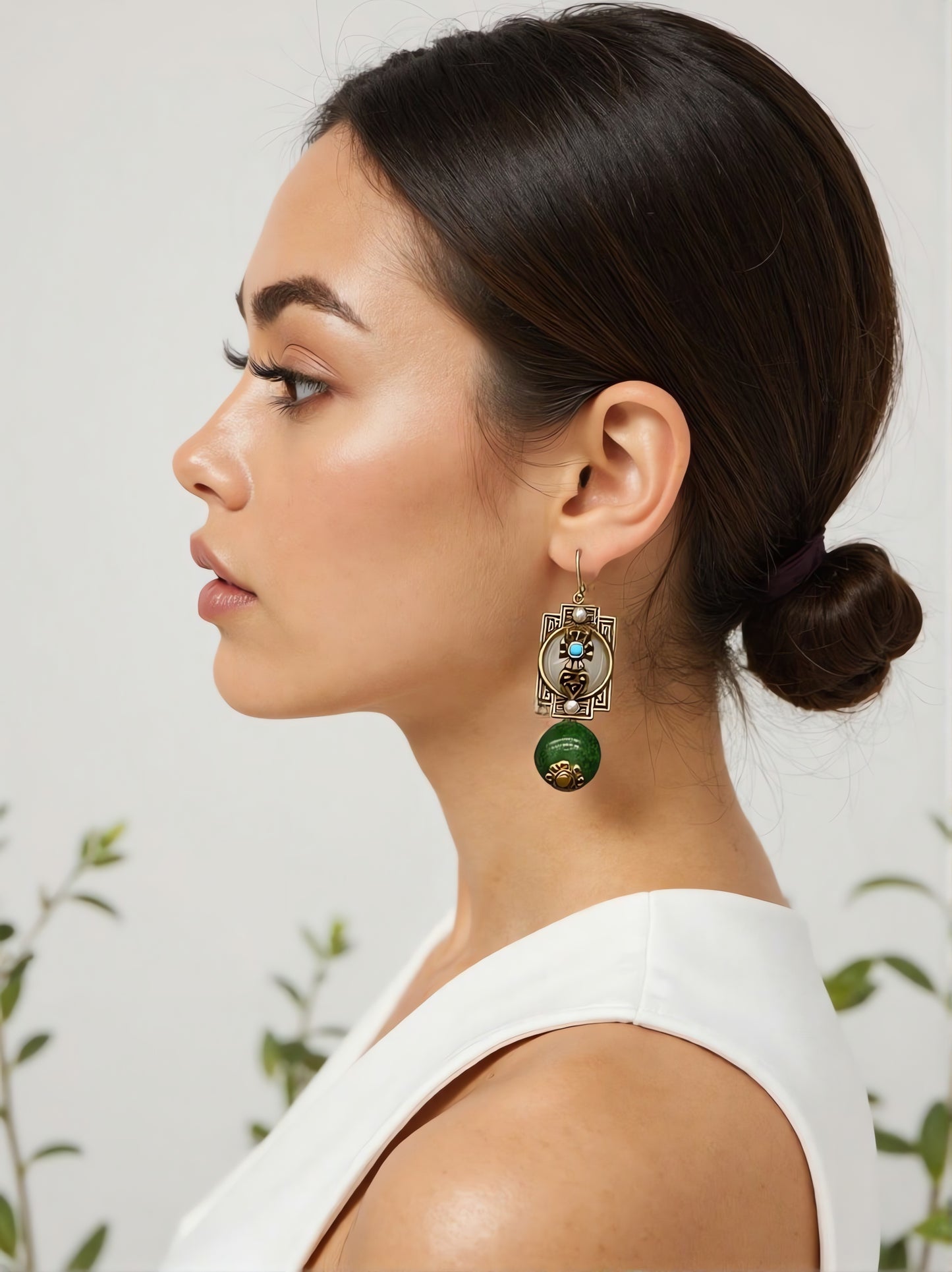 Safety lock earrings