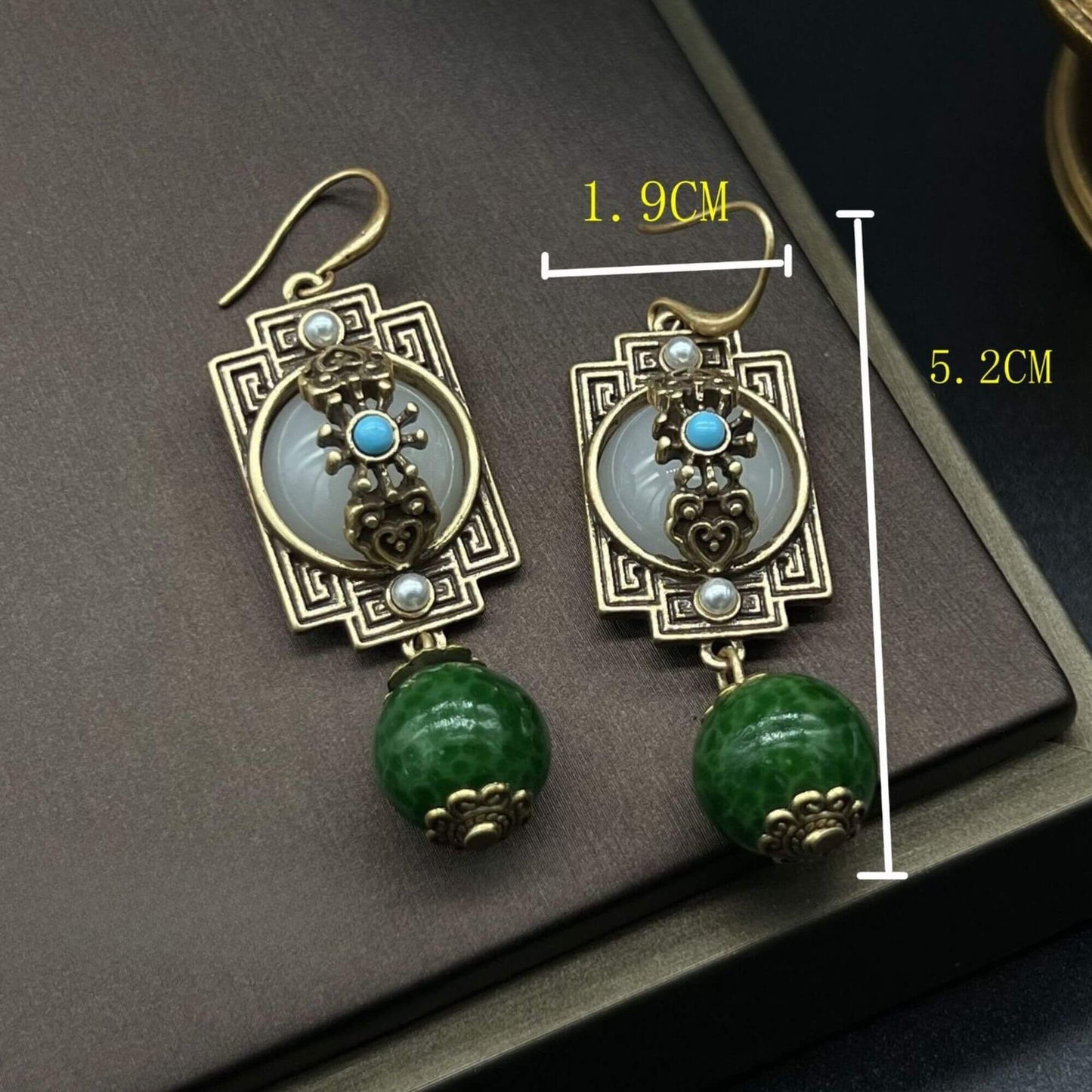 Safety lock earrings