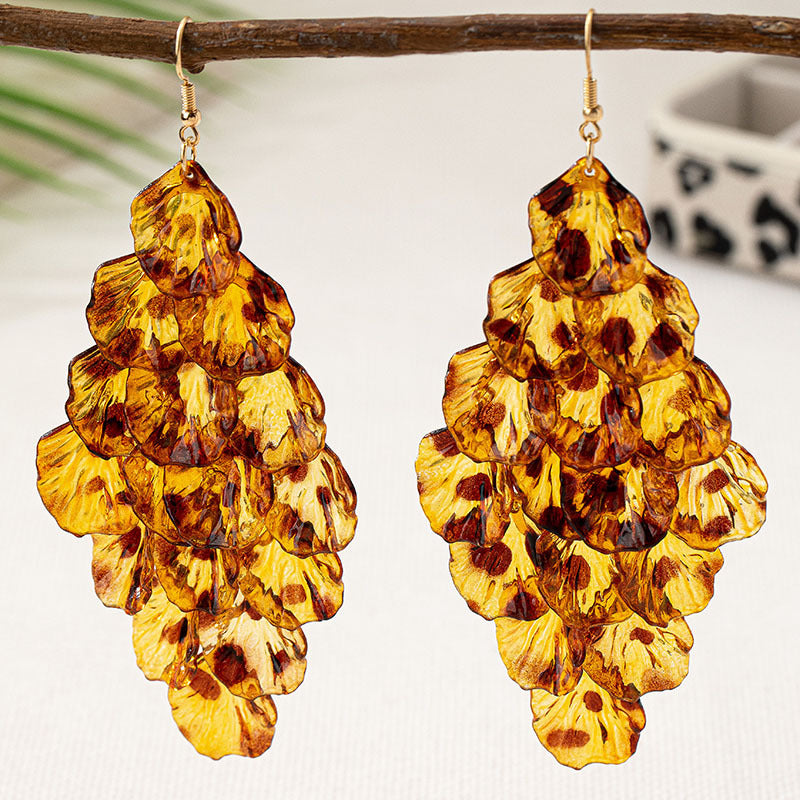 Elegant Leafy Drop Earrings: Nature-Inspired Charm!