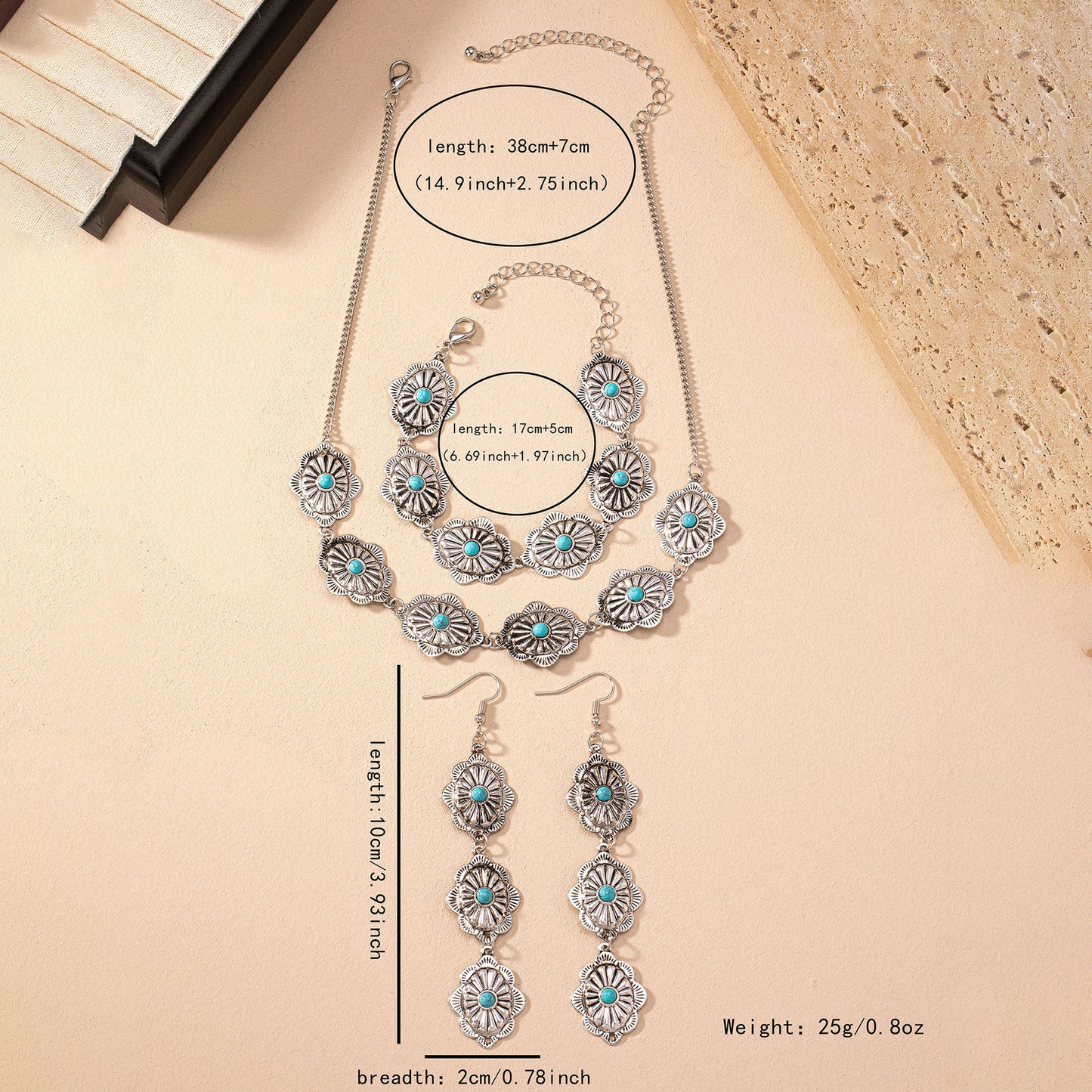 Elegant Silver Floral Jewelry Set: Timeless Charm!