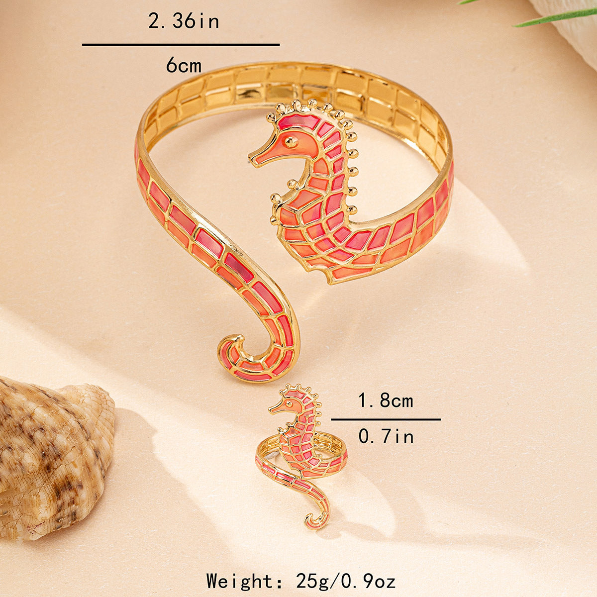 Seahorse Jewelry Set: Whimsical Elegance!