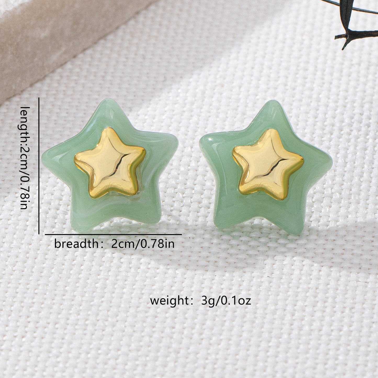 Playful Star Stud Earrings: Colorful Charm for Every Occasion!