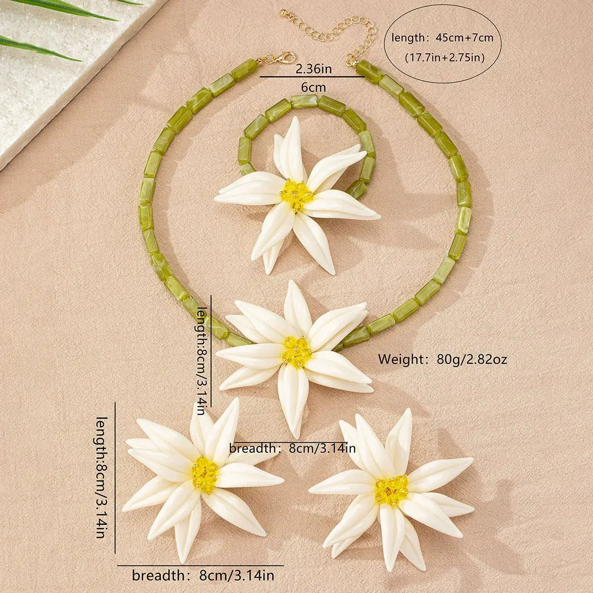 Lily Bamboo Jewelry Set