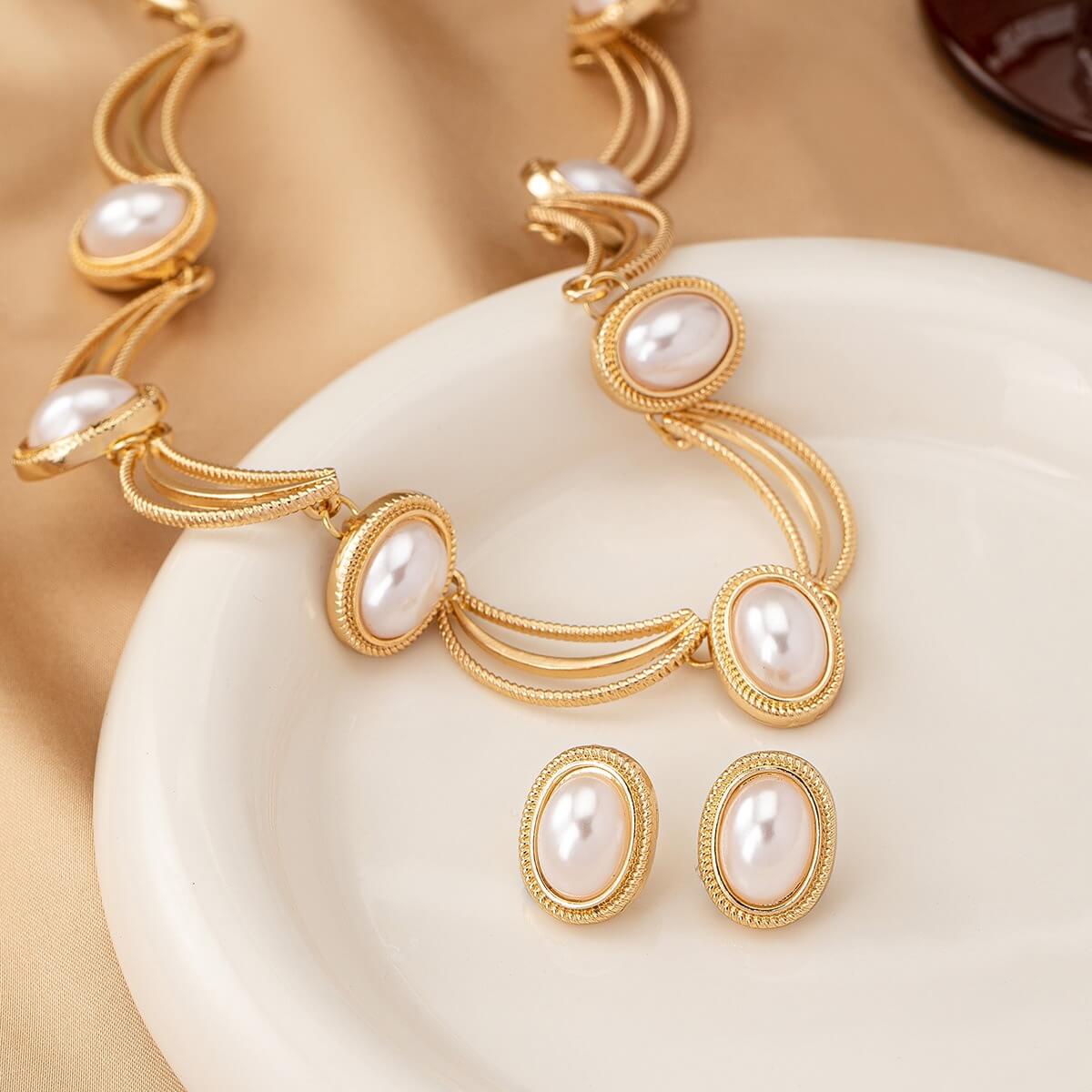 Spiral Pearl Jewelry