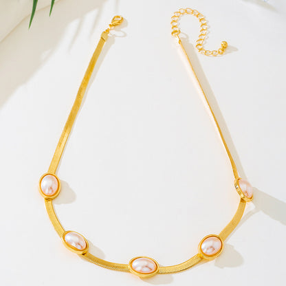 Elegant Pearl and Gold Jewelry Set: Timeless Beauty for Any Occasion!