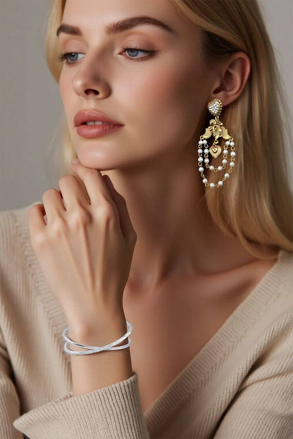 Long tassel earrings