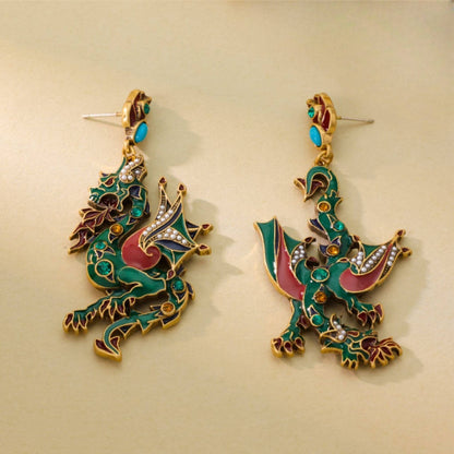 Dragon earrings