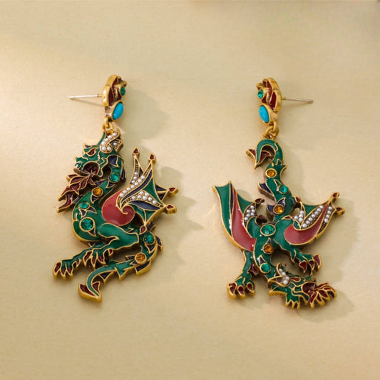 Dragon earrings