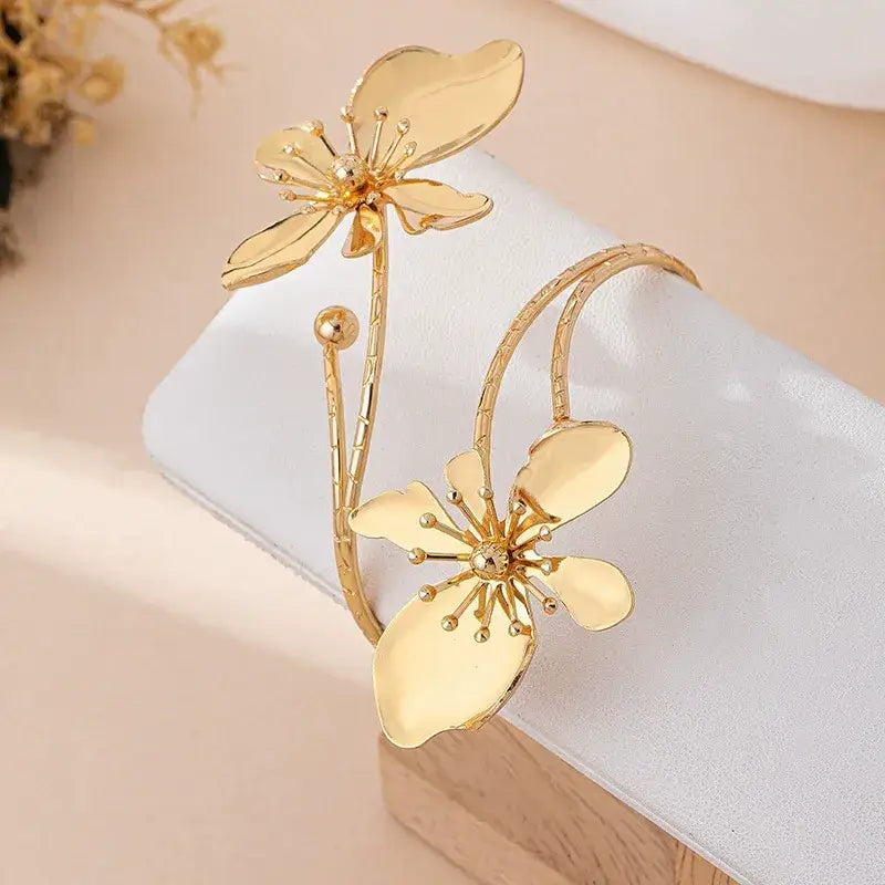 Flower Arm Cuff Jewelry