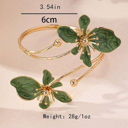Flower Arm Cuff Jewelry