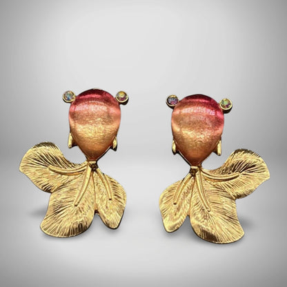 Goldfish earrings
