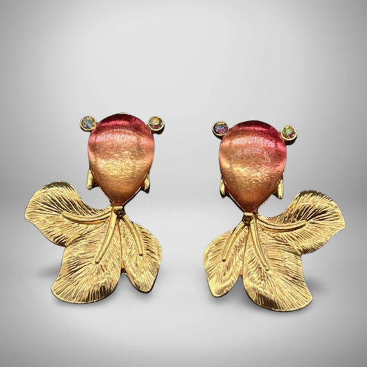 Goldfish earrings
