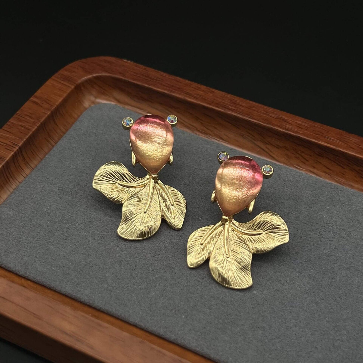 Goldfish earrings