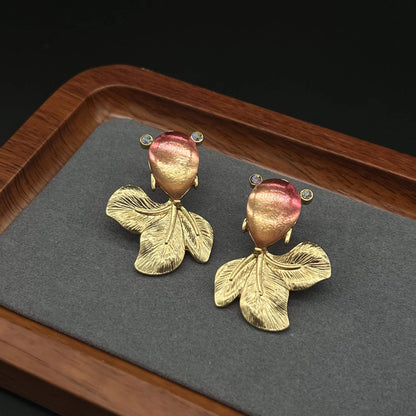 Goldfish earrings