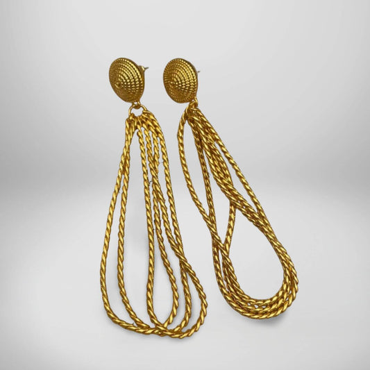 Long tassel earrings