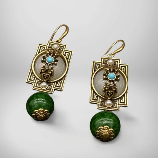 Safety lock earrings